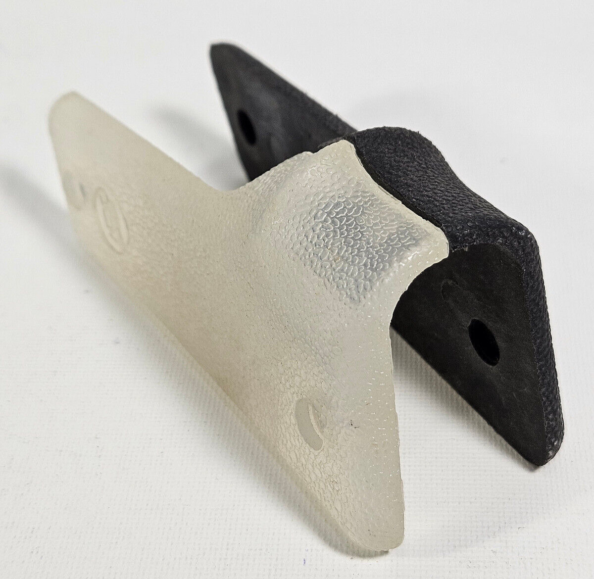 Unique Black and White Paintball Split Wrap Around Rubber Grips