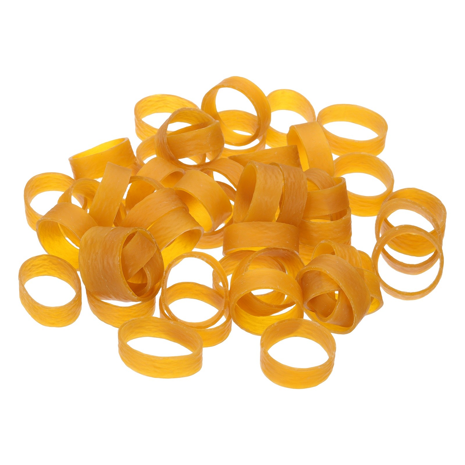 330Pcs Rubber Bands, 1.57x0.39 Inch Elastic Bands for Office Supplies, Yellow