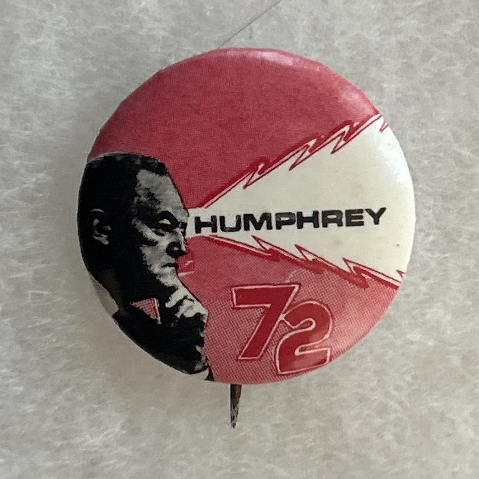 Humphrey 72  7/8” pinback button pin