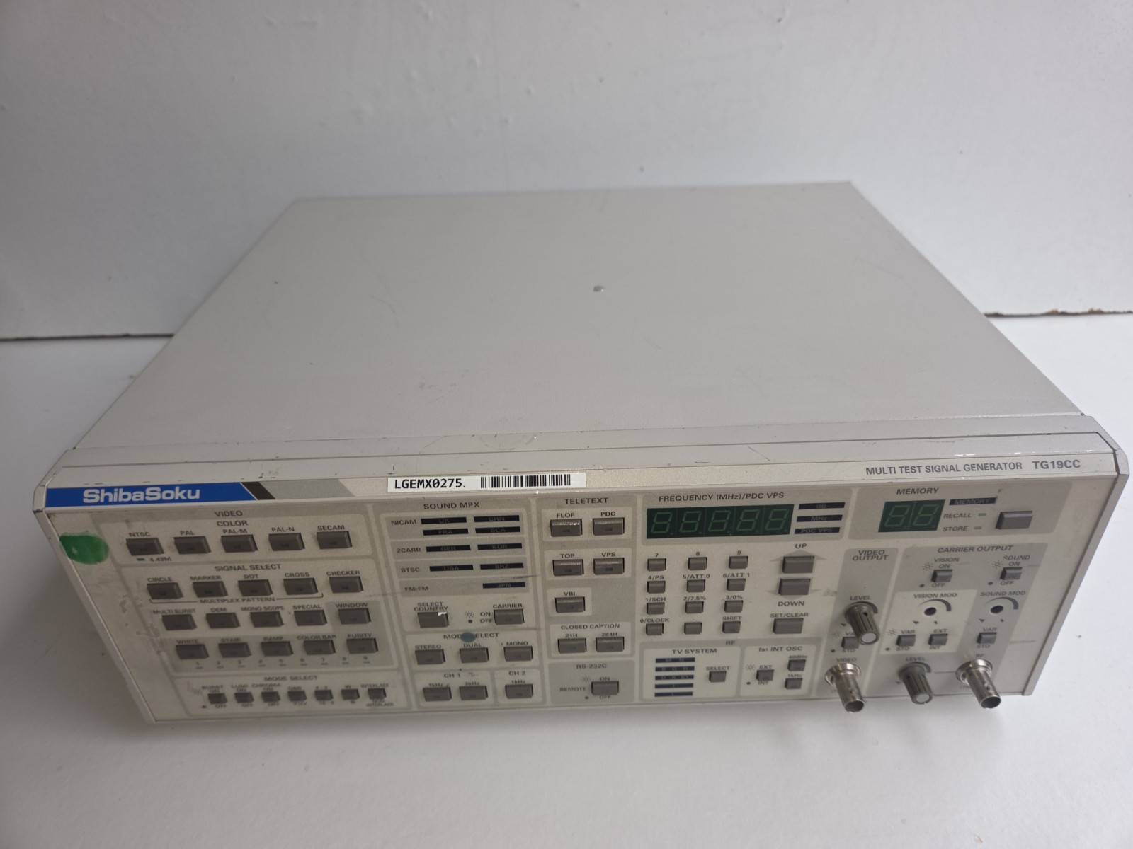 ShibaSoku Multi Test Signal Generator TG19CC ~ WORKS GREAT ~ FREE SHIPPING