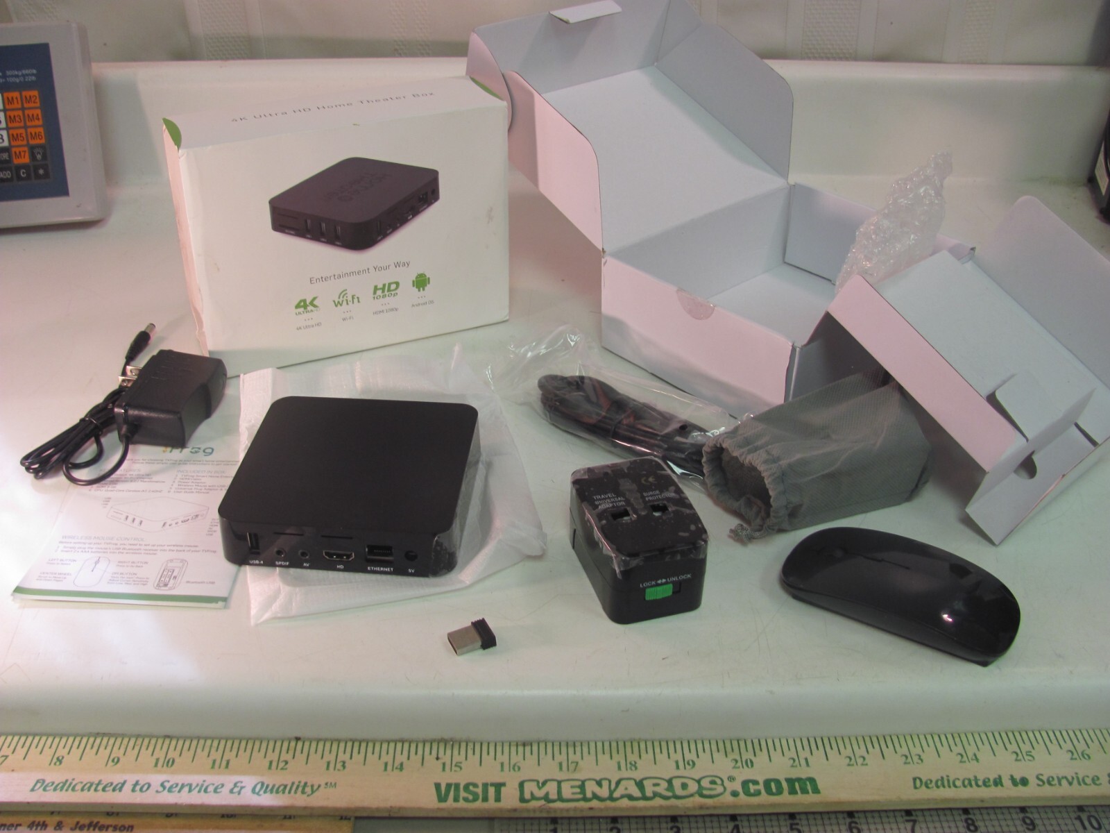 Home Theater Box 4K Ultra HD Frog Wi-Fi HDMI 1080p Android OS