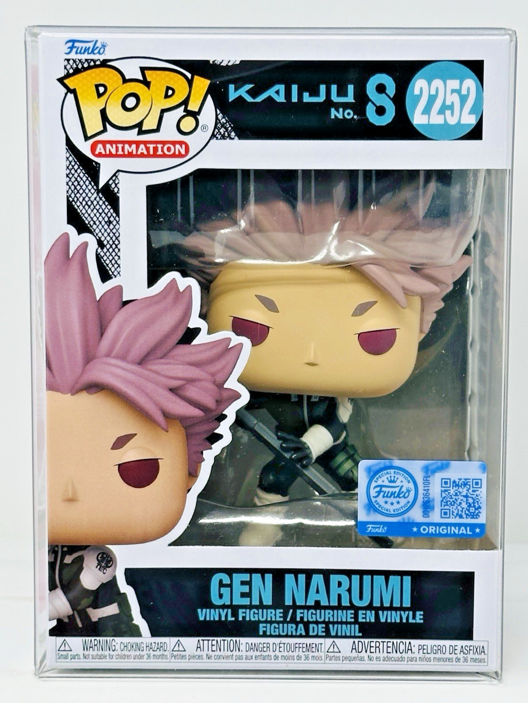 Funko Pop! Kaiju No. 8 - Gen Narumi #2252 Amazon Exclusive with Protector - New