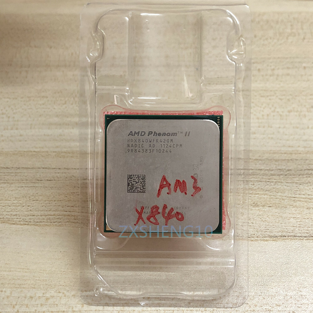 AMD Phenom II X4 840 CPU Quad-Core 3.2 GHz 95W Socket AM3 Processors