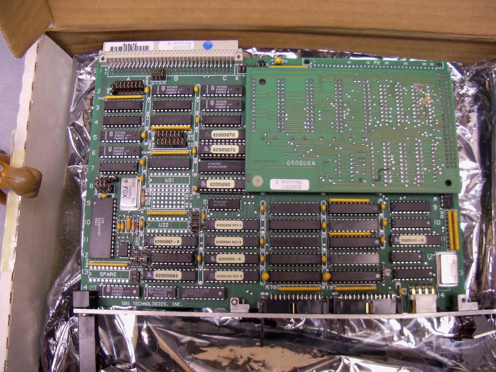 B023095 SBS Technologies 82002077 Rev. B Memory Board B023095