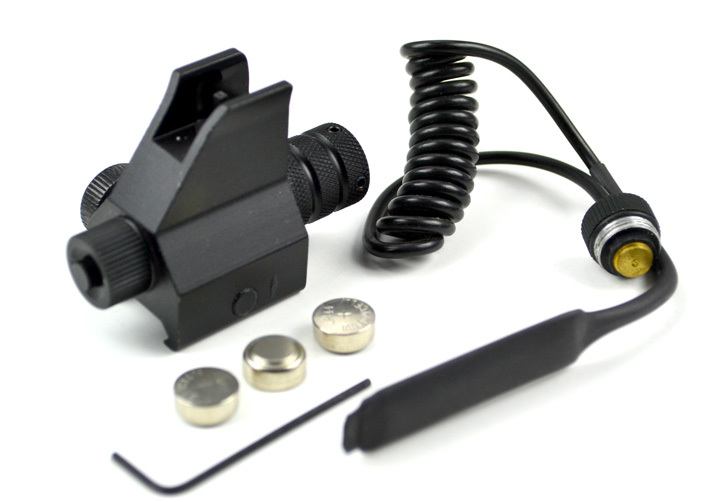 SNIPER Standard Front Sight w/ Red Laser Sight + Remote, Mount @ Handguard Level