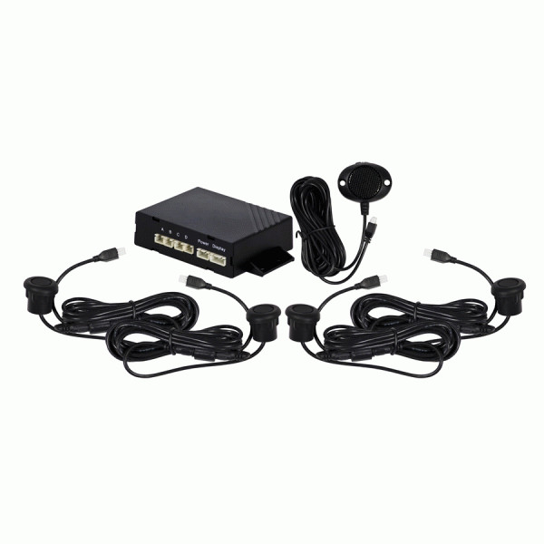 Install Bay TE-BR4PSK Bumper Waterproof Connection Rubber Rear Parking Assist