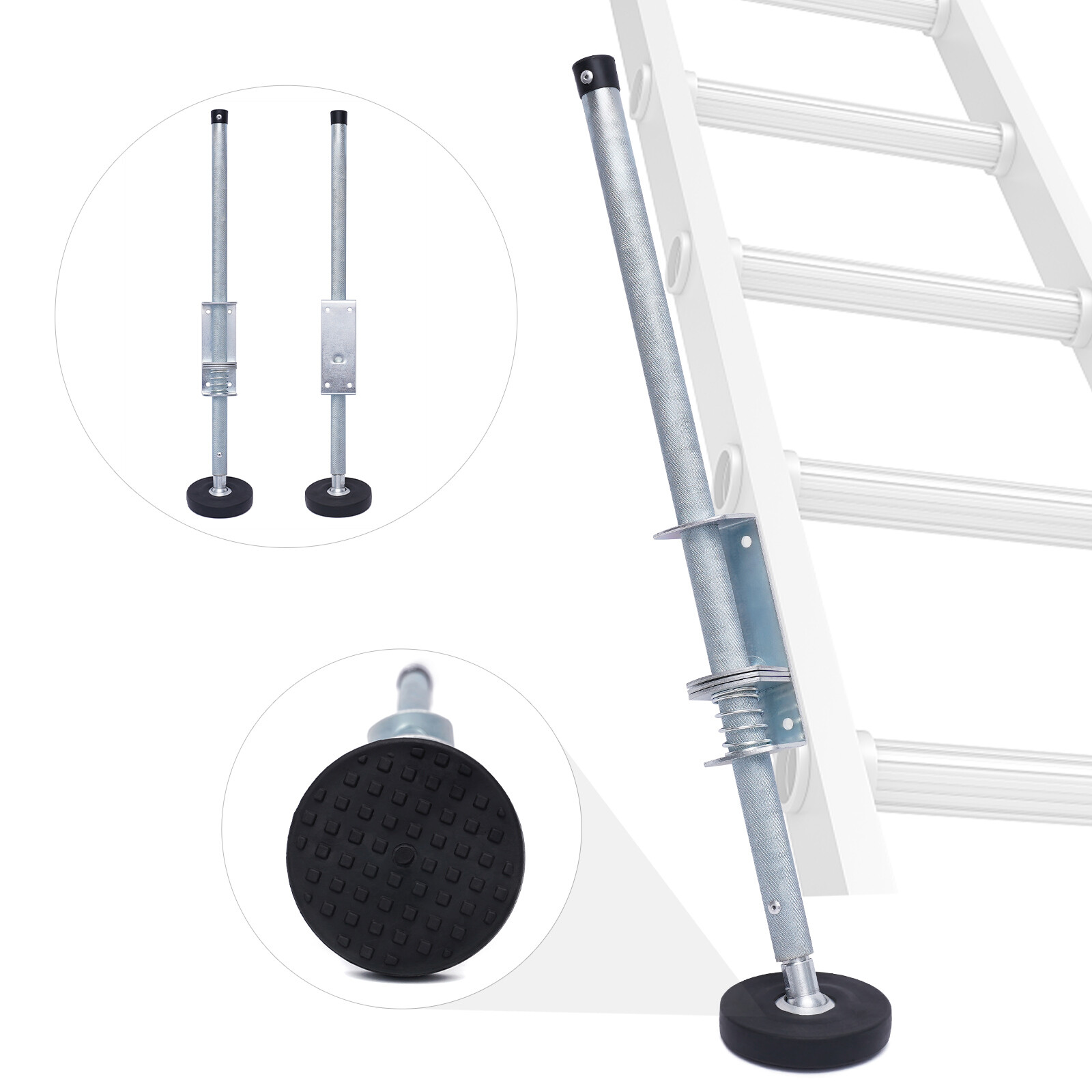 Extension Ladder Leveler Leg Stabilizer Ground Leveling Tool 330 LBS Adjustable