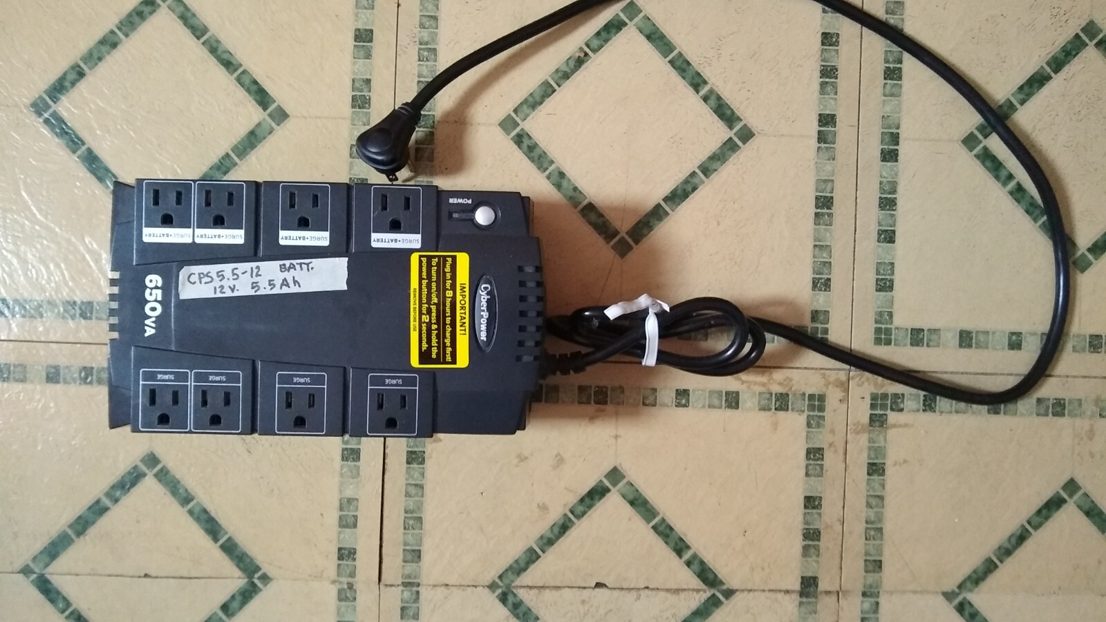 UPS Uninterruptable Power Supply 650 VA