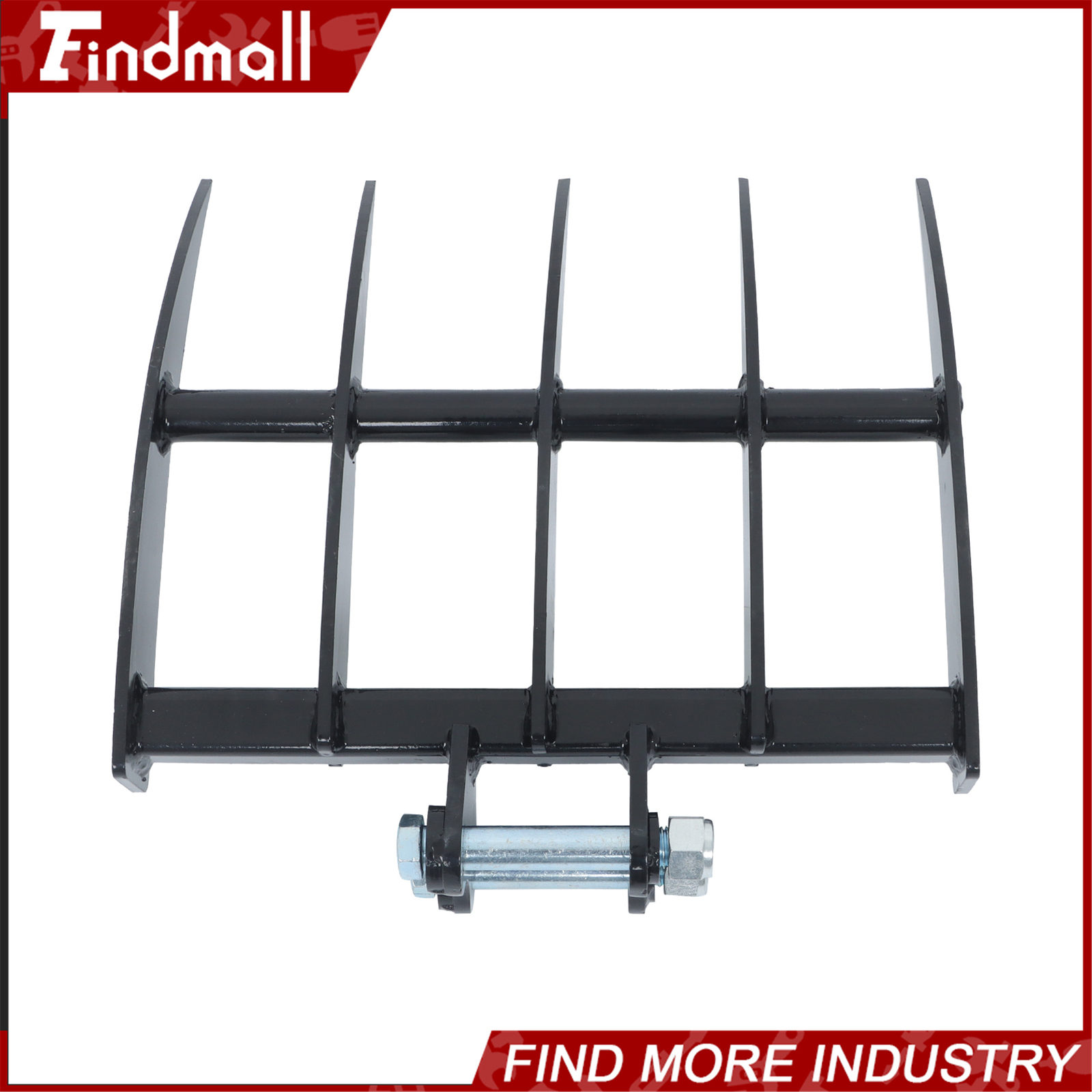 For One Ton to 1.5Ton Mini Excavator Small Digger Rake Attachments