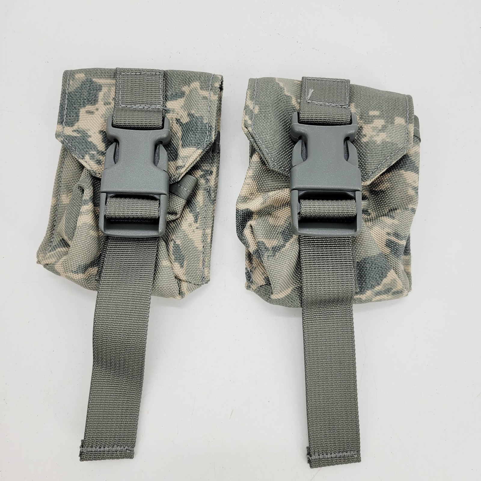 2 x ABU Single Frag Grenade Pouch MOLLE DFLCS USAF Tiger Stripe