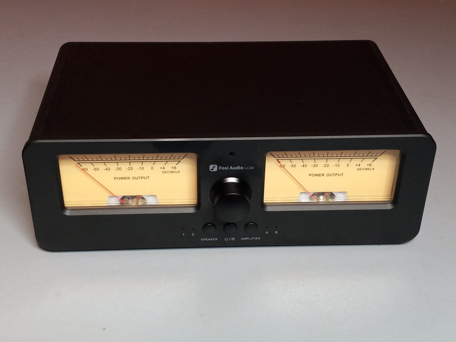 Fosi Audio LC30 VU Meter Amplifier Speaker Selector Switch Box Audio Visualizer