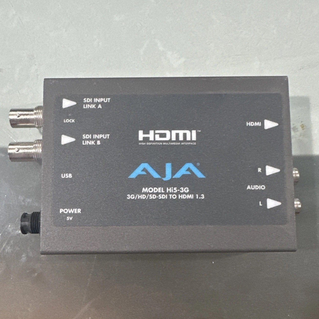AJA Hi5-3G 3G/HD/SD SDI to HDMI 1.3 Converter