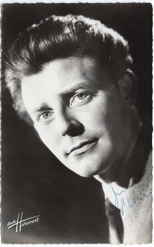 Tragic Iconic French Film Actor GERARD PHILIPE Rare Signed Photo - Died at 36