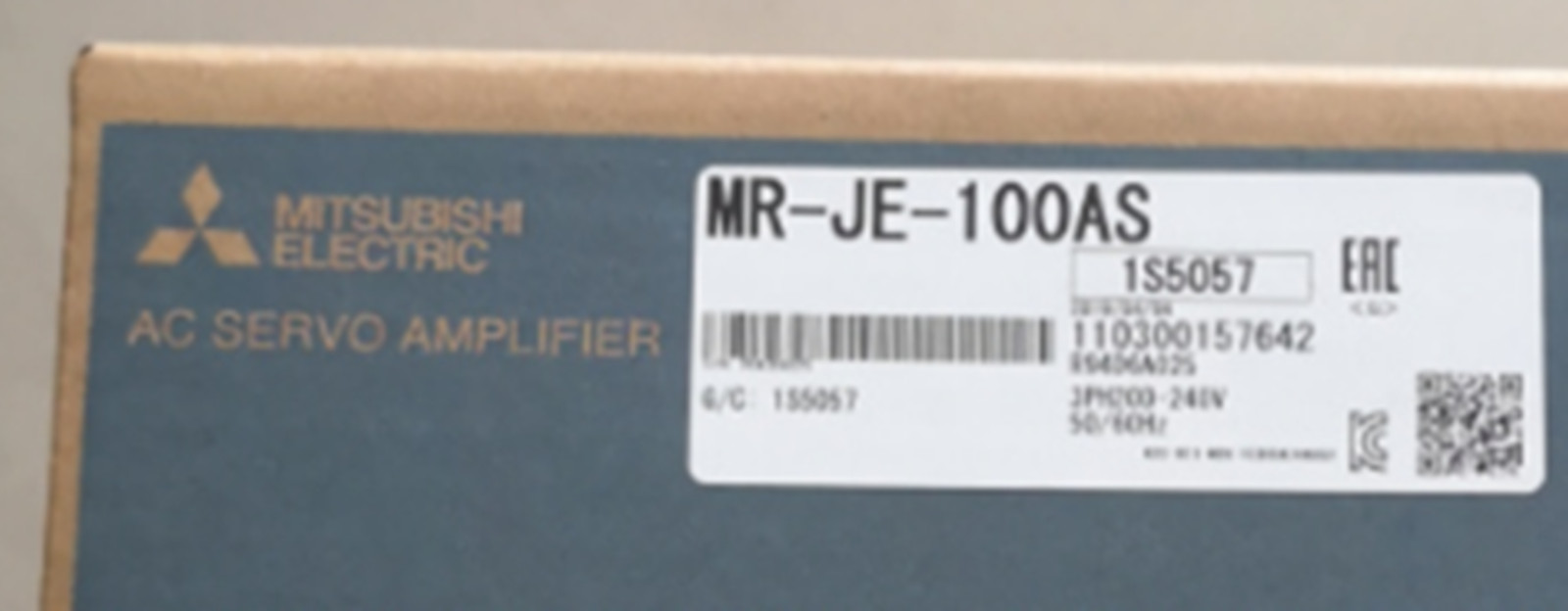 New in Box Mitsubishi MR-JE-100AS