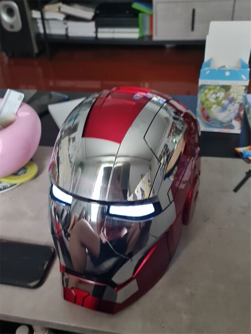 US StocK AUTOKING Iron Man MK5 Helmet Wearable Voice Control ABS Mask Cosplay