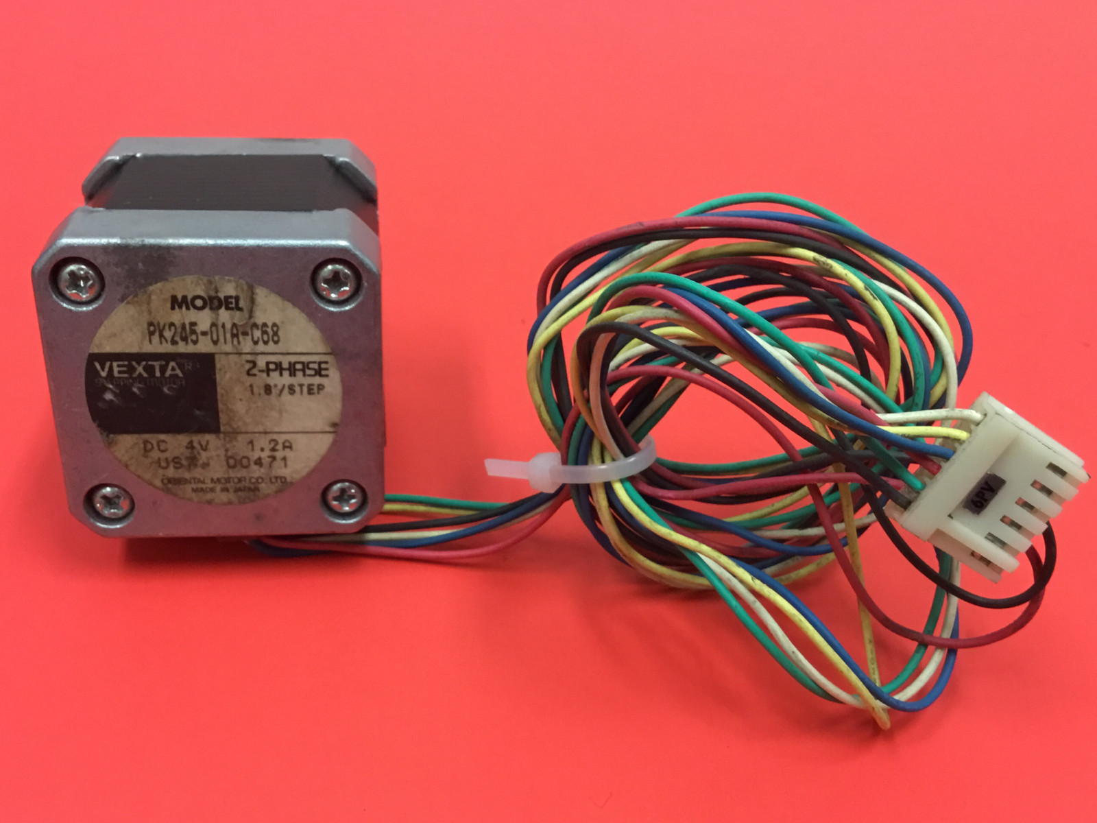 Oriental Motor - P/N: PK245-01A-C68 - Vexta Stepping Motor - 4VDC - 1.2A