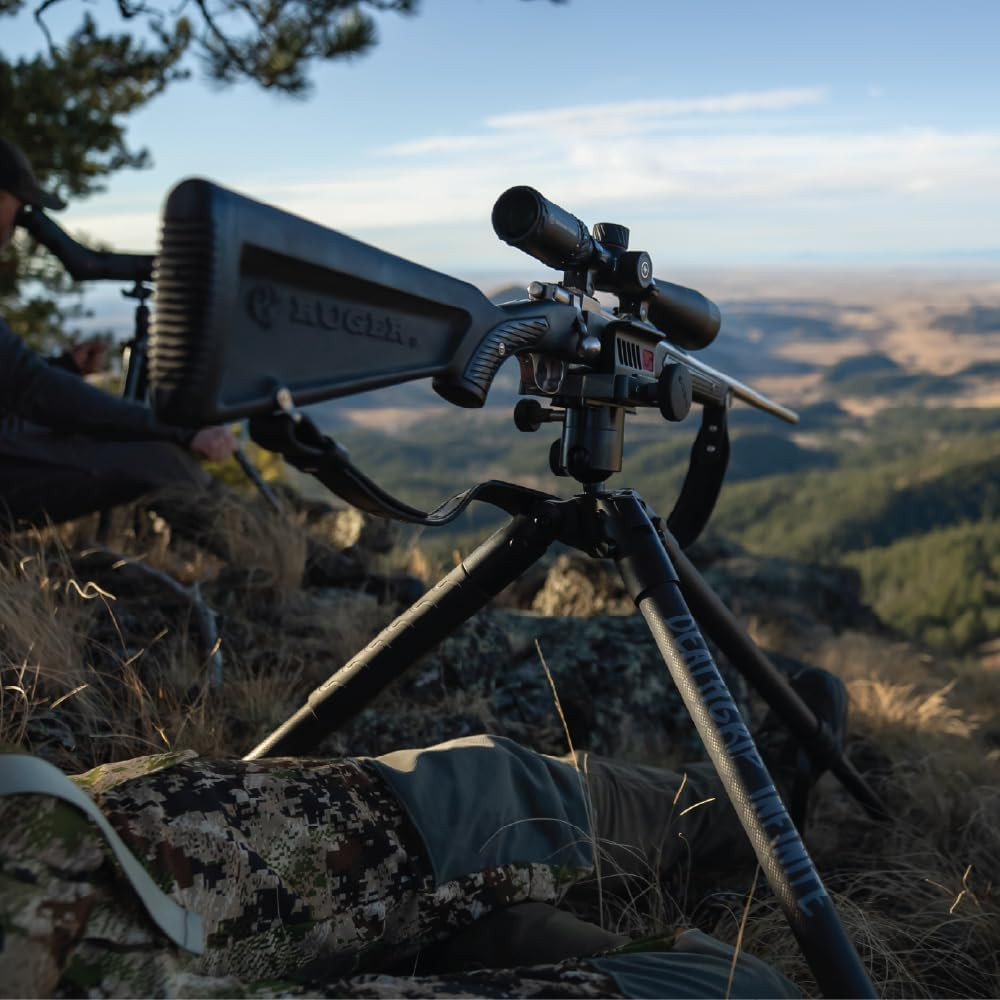 Deathgrip Aluminum Tripod with Durable Frame, Lightweight, Stable Design, Bubble