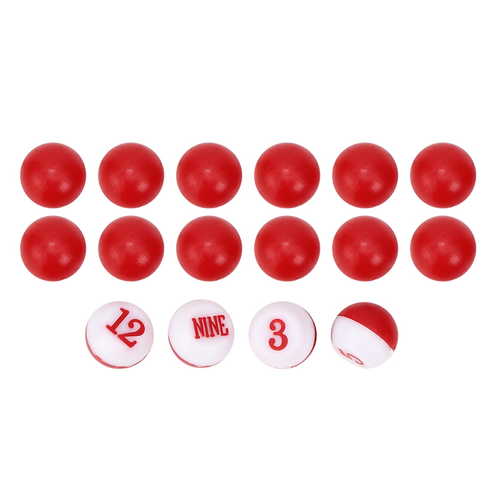 16 Numbered Tally Billiard Shaker Bottle Durable Rubber Home Entertainment For