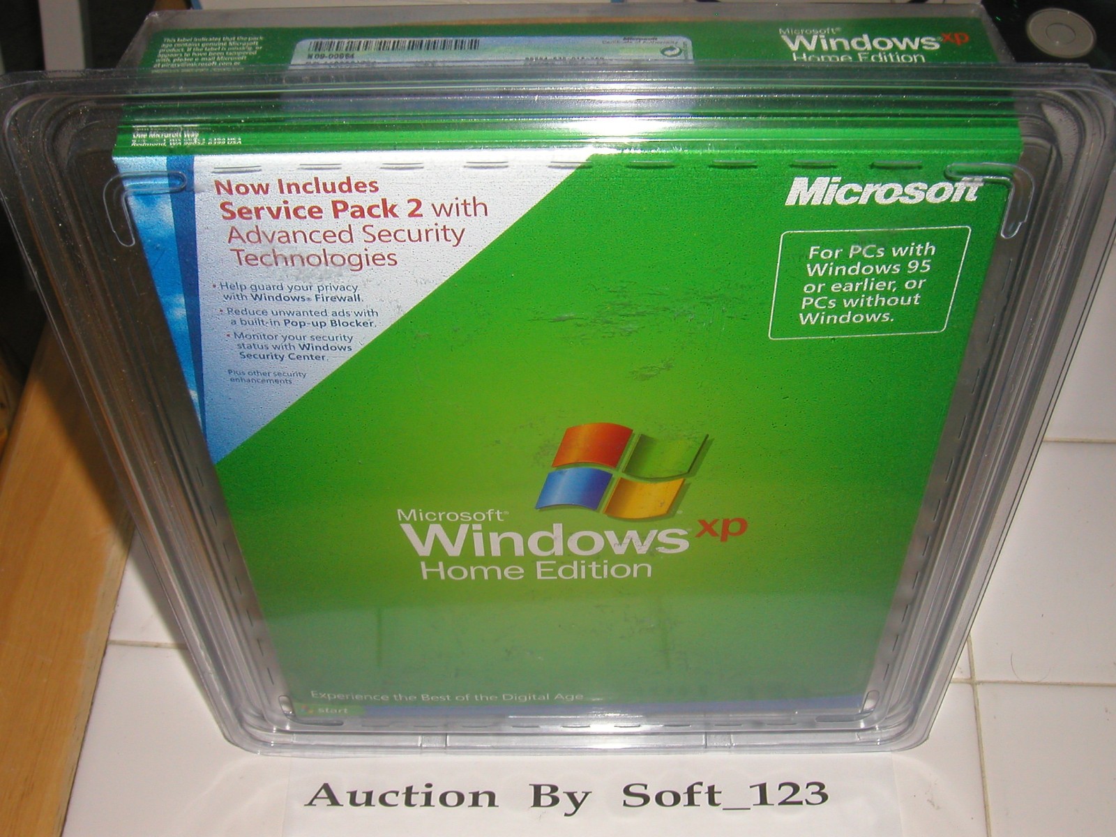 MICROSOFT WINDOWS XP HOME w/SP2 FULL OPERATING SYSTEM OS MS WIN =SEALED BOX=