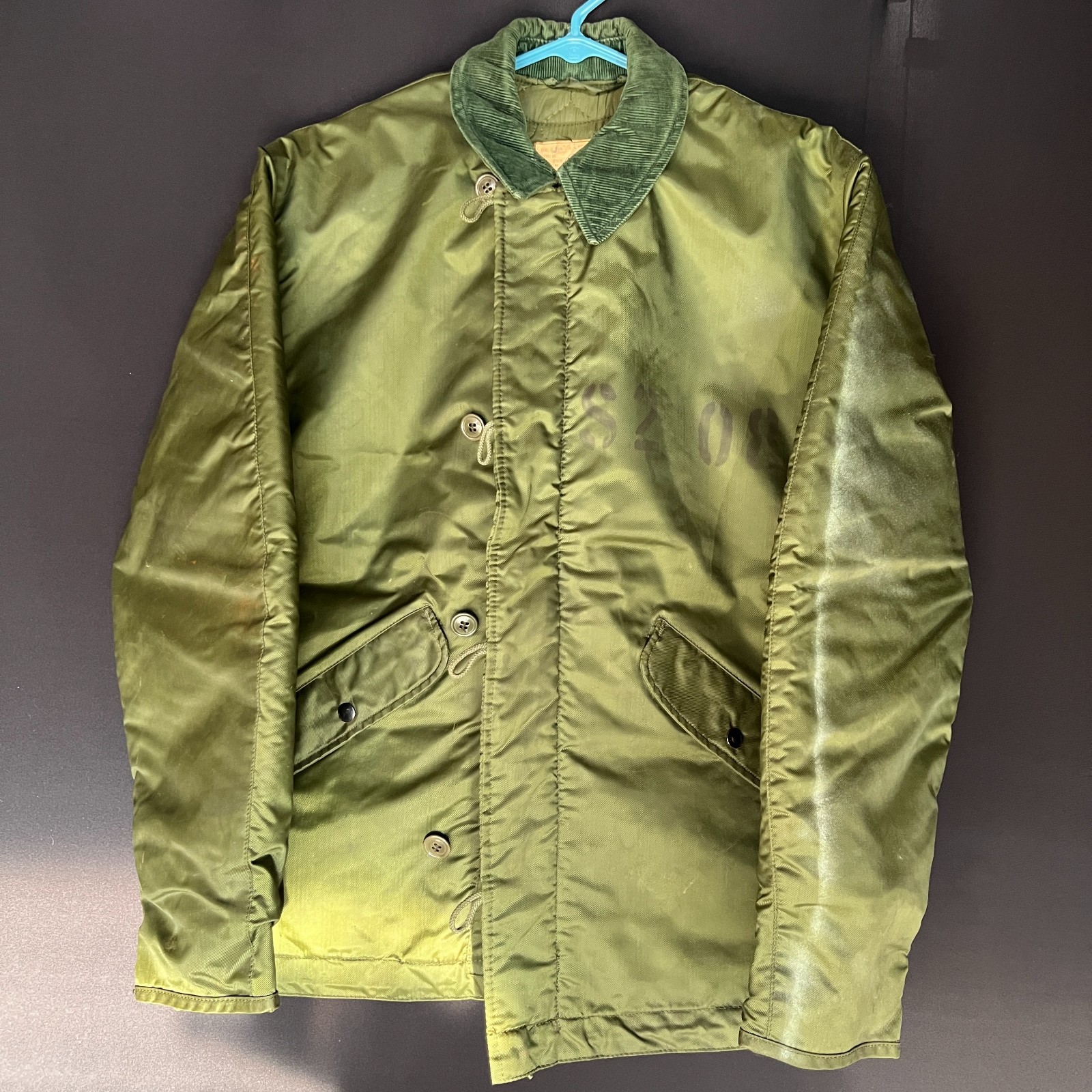 U.S.Navy Extreme Cold Weather Impermeable Deck Jacket Size Medium, Foul Weather