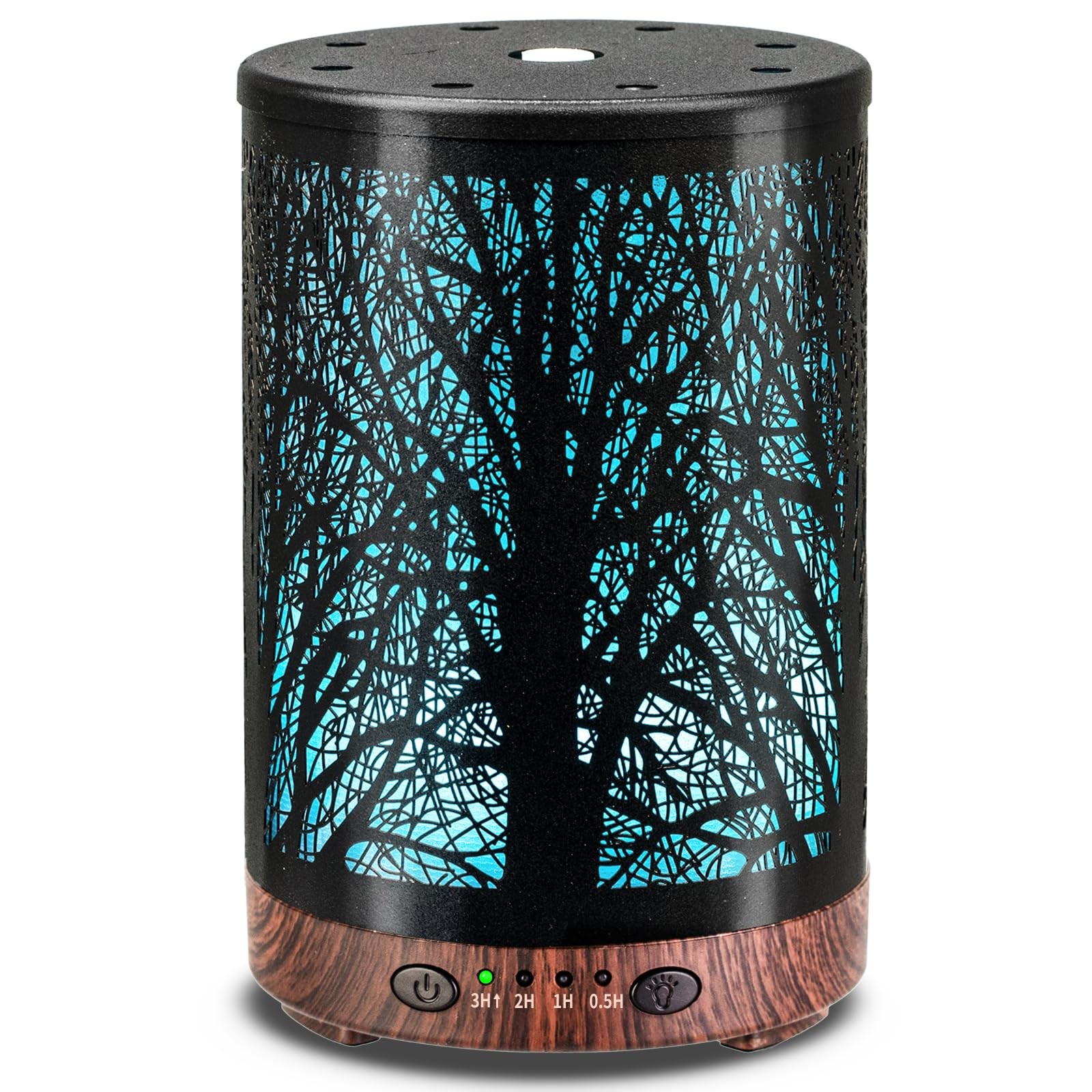 JOYOLO Essential Oil Diffuser 120ML Metal Aromatherapy with Tree