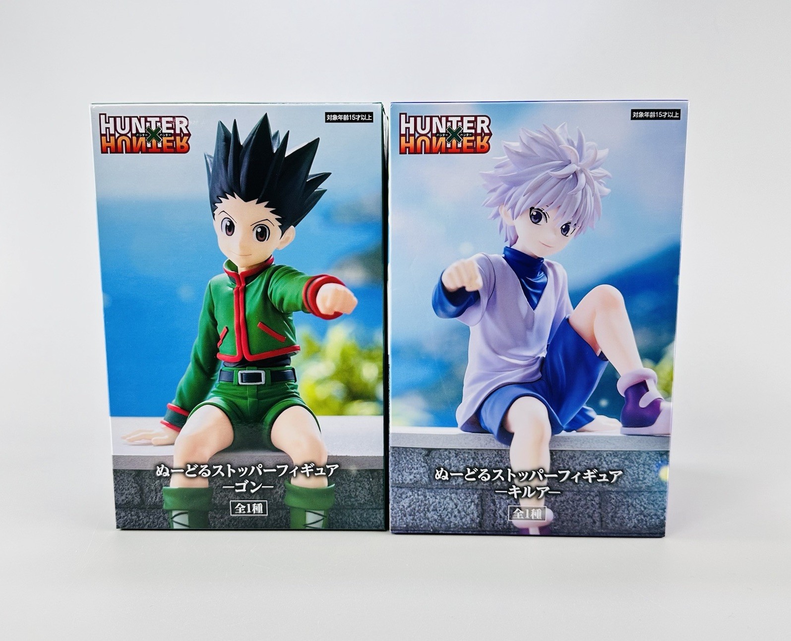 Authentic Hunter × Hunter Noodle Stopper Figures Gon & Killua  Set  NY SELLER