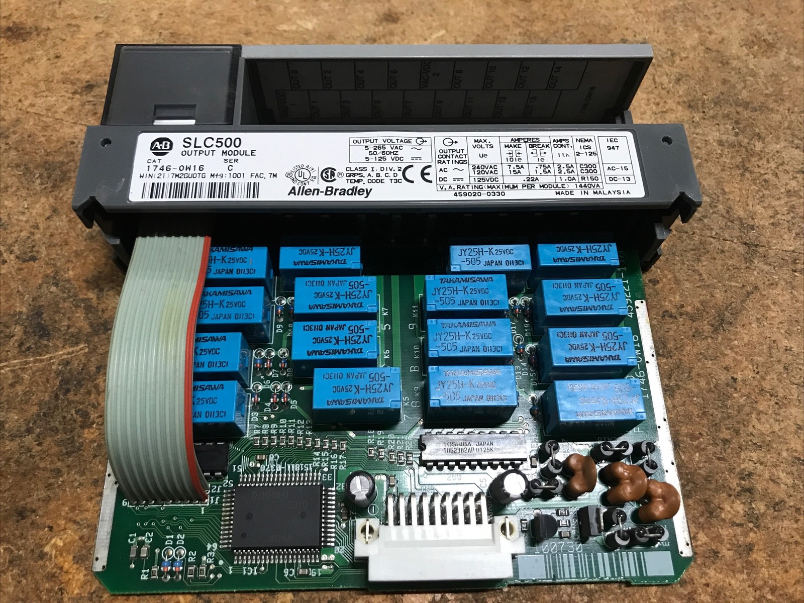 Allen-Bradley 1746-OW16 PLC Output Module Series C Tested