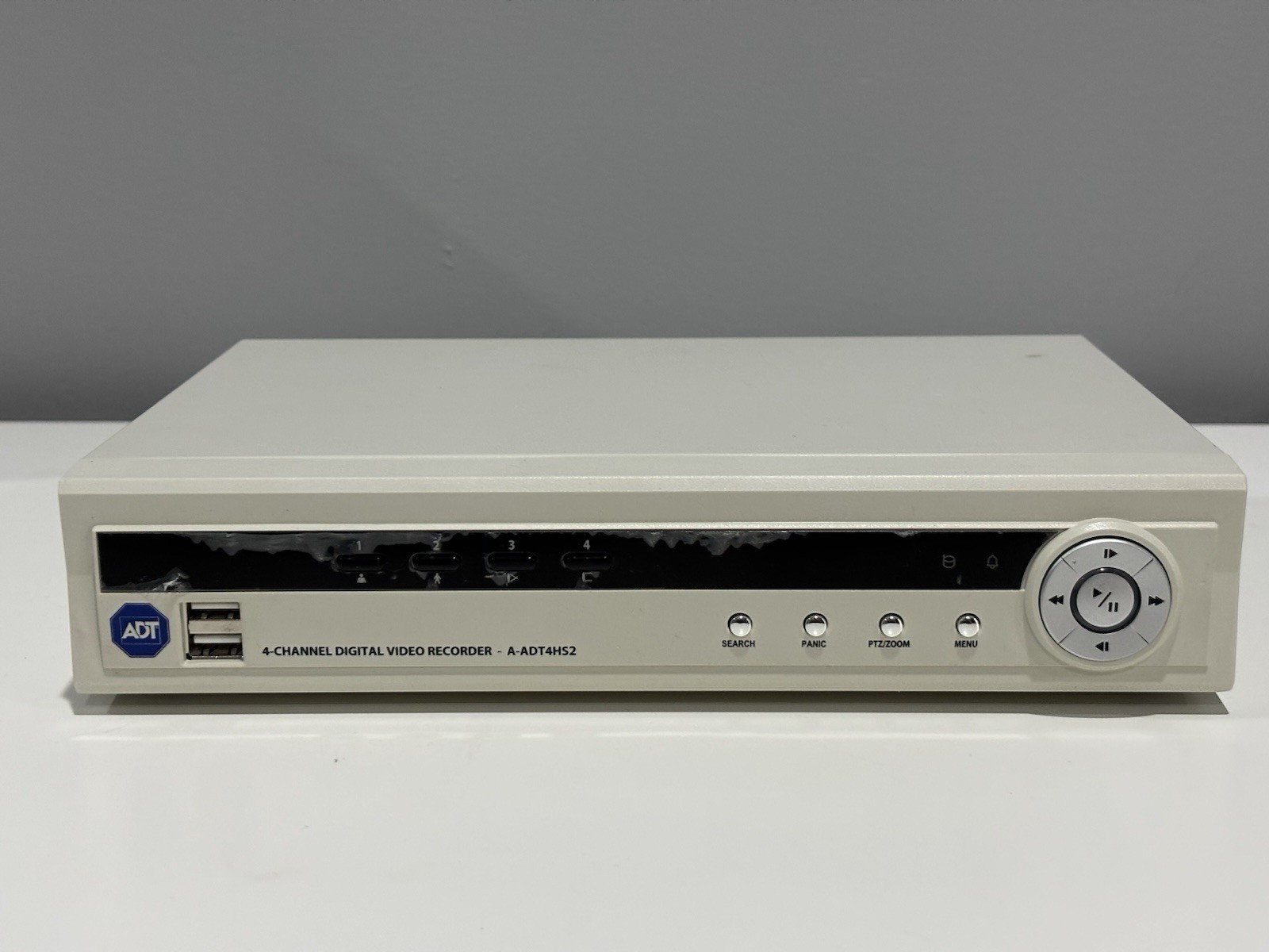 ADT 4 Channel Digital Video Recorder  A-ADT4HS2-500 No Power Cable Works