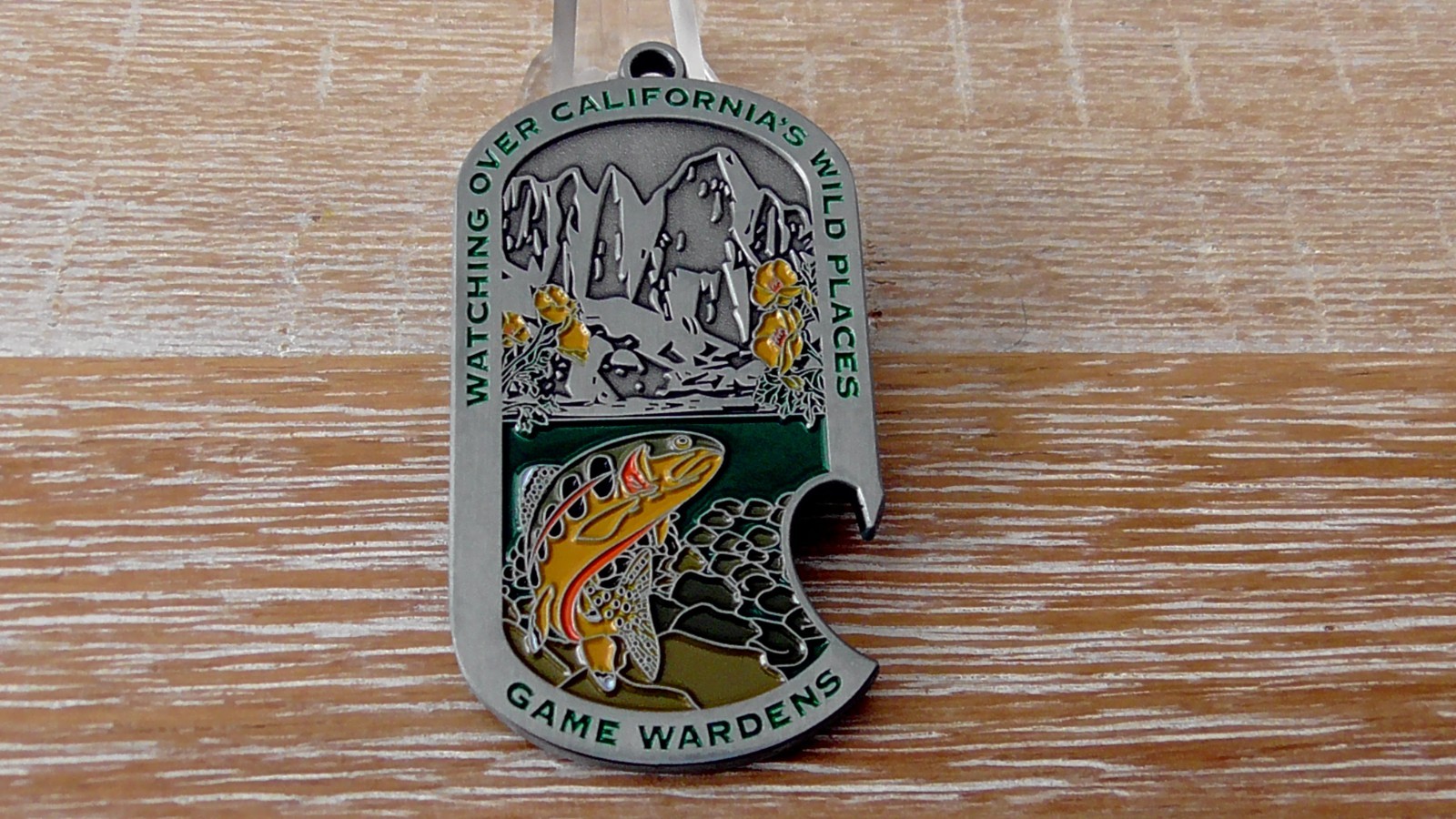 California Game Wardens Association Watching Over CA Wildlife Challenge Coin