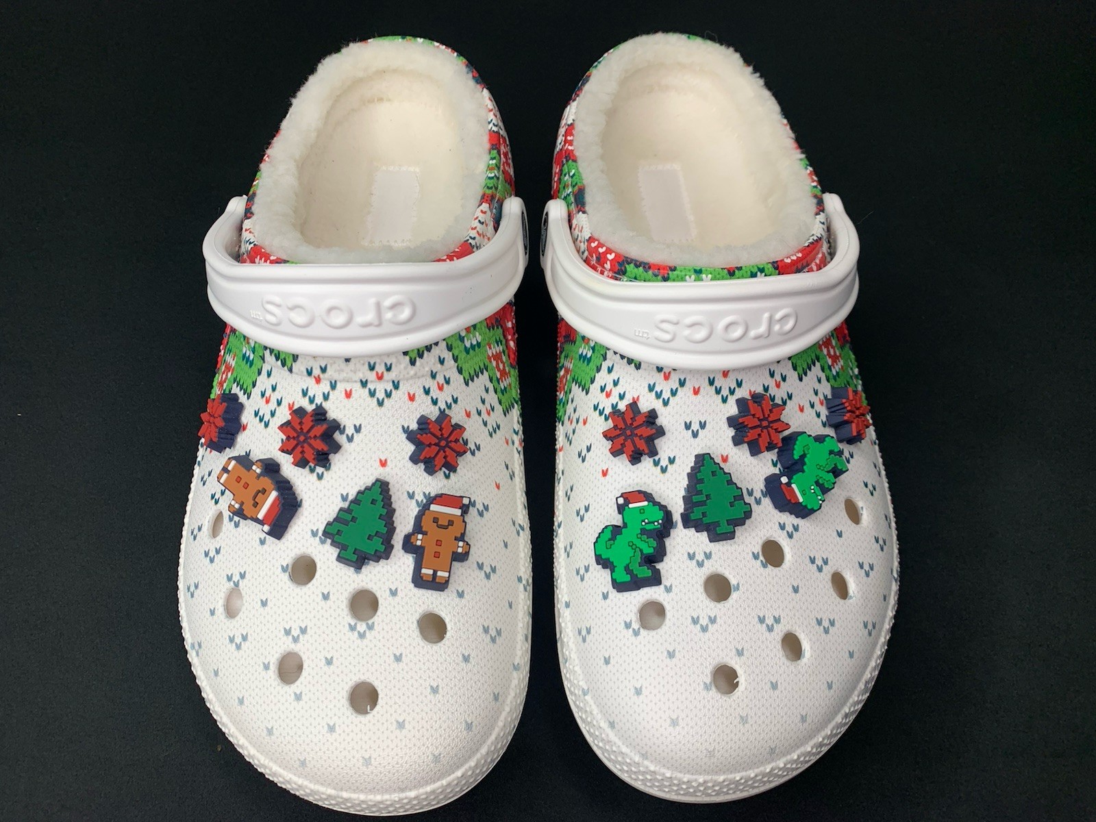CROCS Ugly Christmas Sweater Clogs unisex M8/W10
