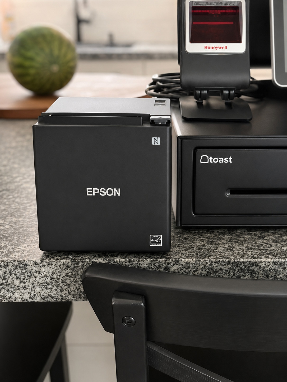 Complete Toast System - Flex POS Screen + Customer Screen, Printer And Tap TT204