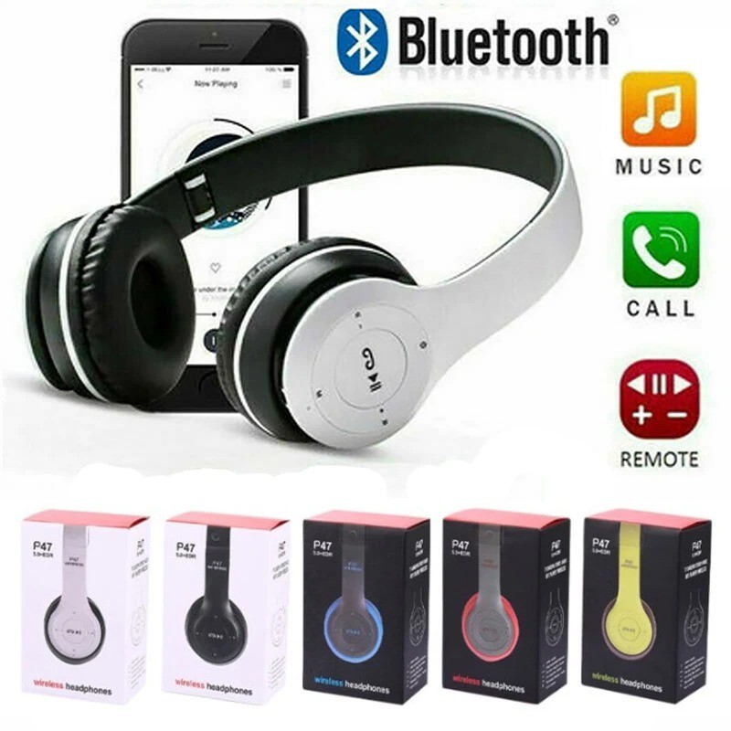Wireless Bluetooth Headphones Noise Cancelling Stereo Headset