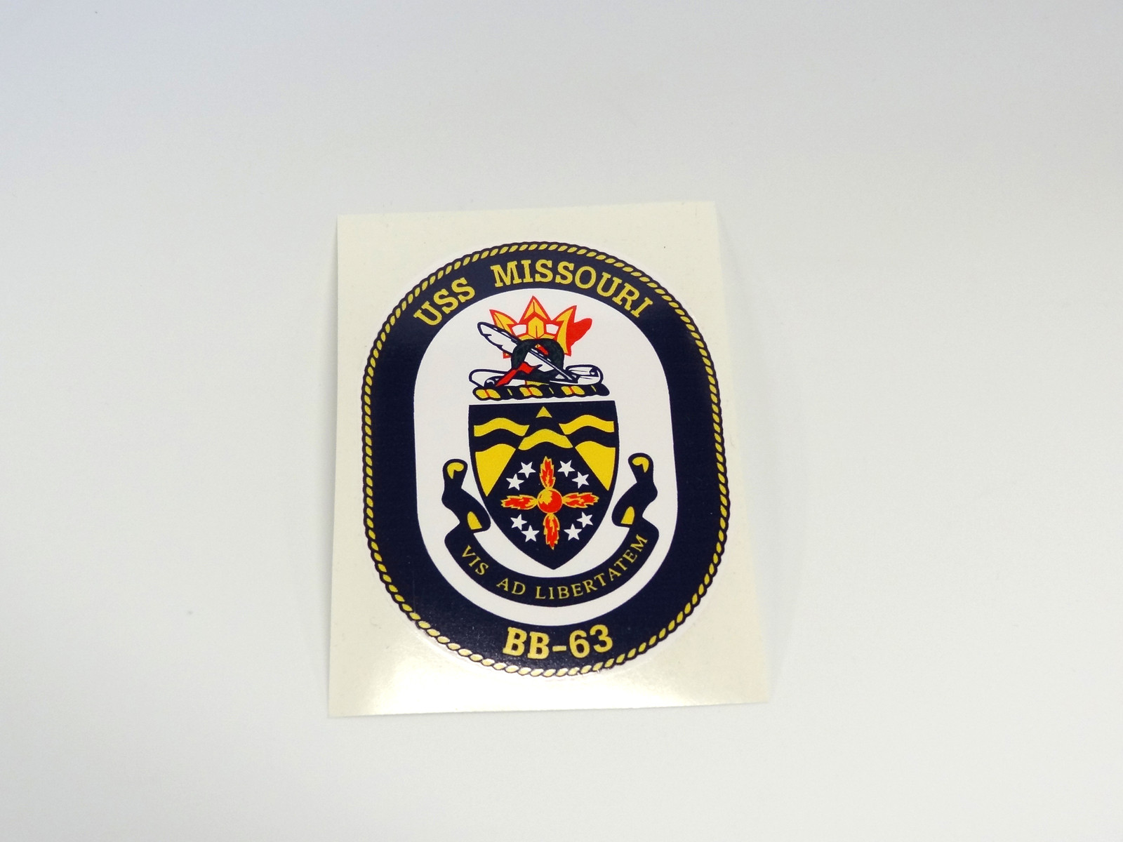 USS Missouri BB-63 Japan Surrender Sticker Decal Military Veteran Service WWII