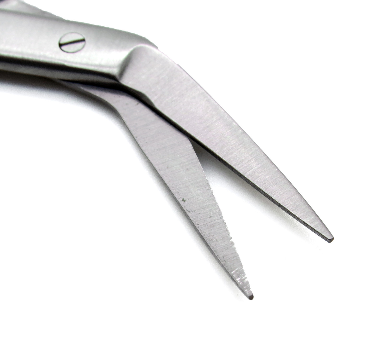 Universal Micro Iris Scissors Angled 4.5" Sharp/Sharp Premium Instruments