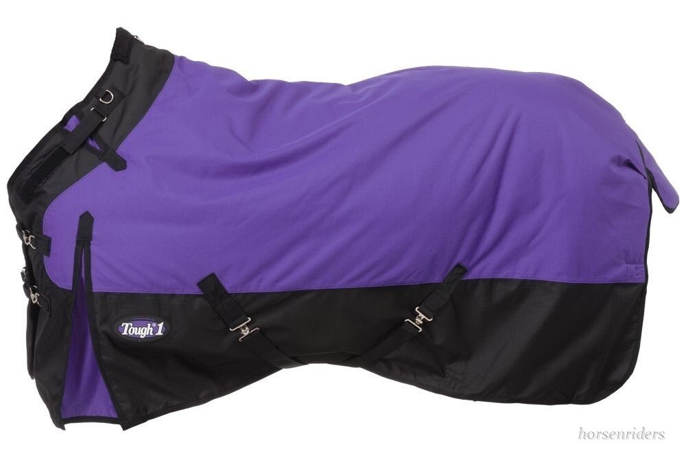 Winter Horse Turnout Blanket - 1200D Snuggit - PURPLE -Size 69" to 84" 200 Grams