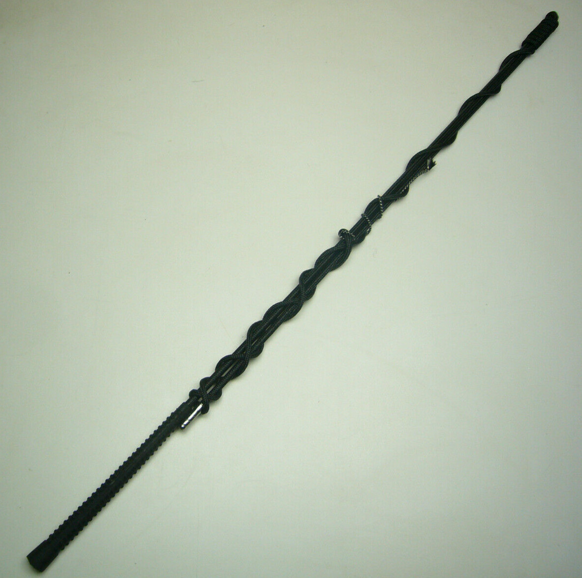 Lunging whip lunging whip plug-in approx. 180 cm long black