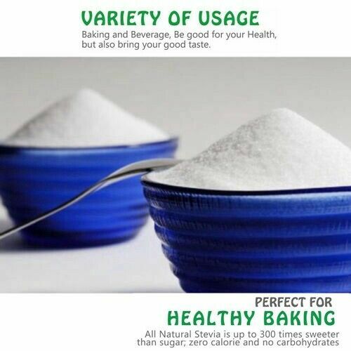 FREE SHIP 3 Pounds Stevia Organic Natural Sweetener 0 Calorie Sugar Substitute