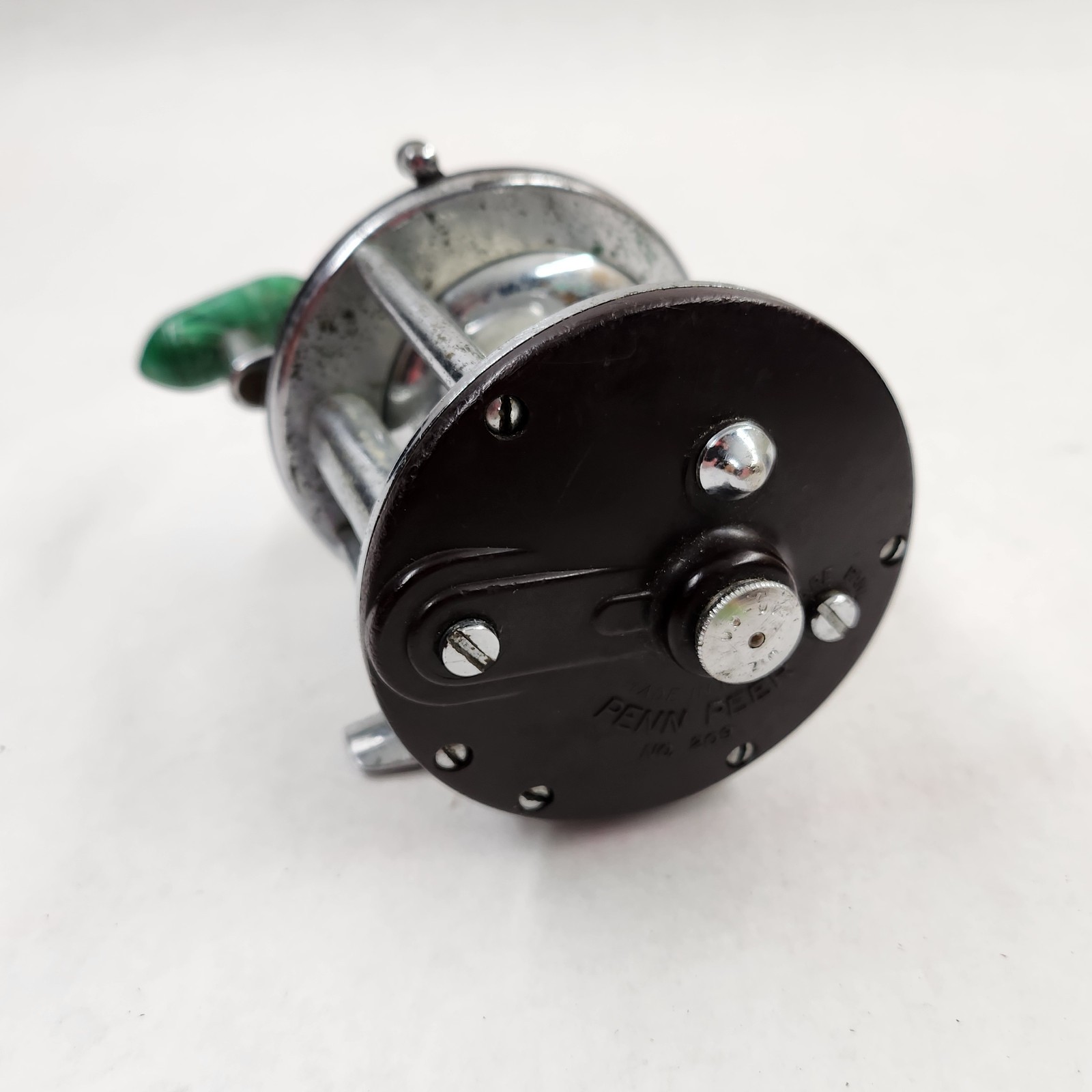 Vintage Penn Peer No. 209 Level Wind Fishing Reel Made In USA