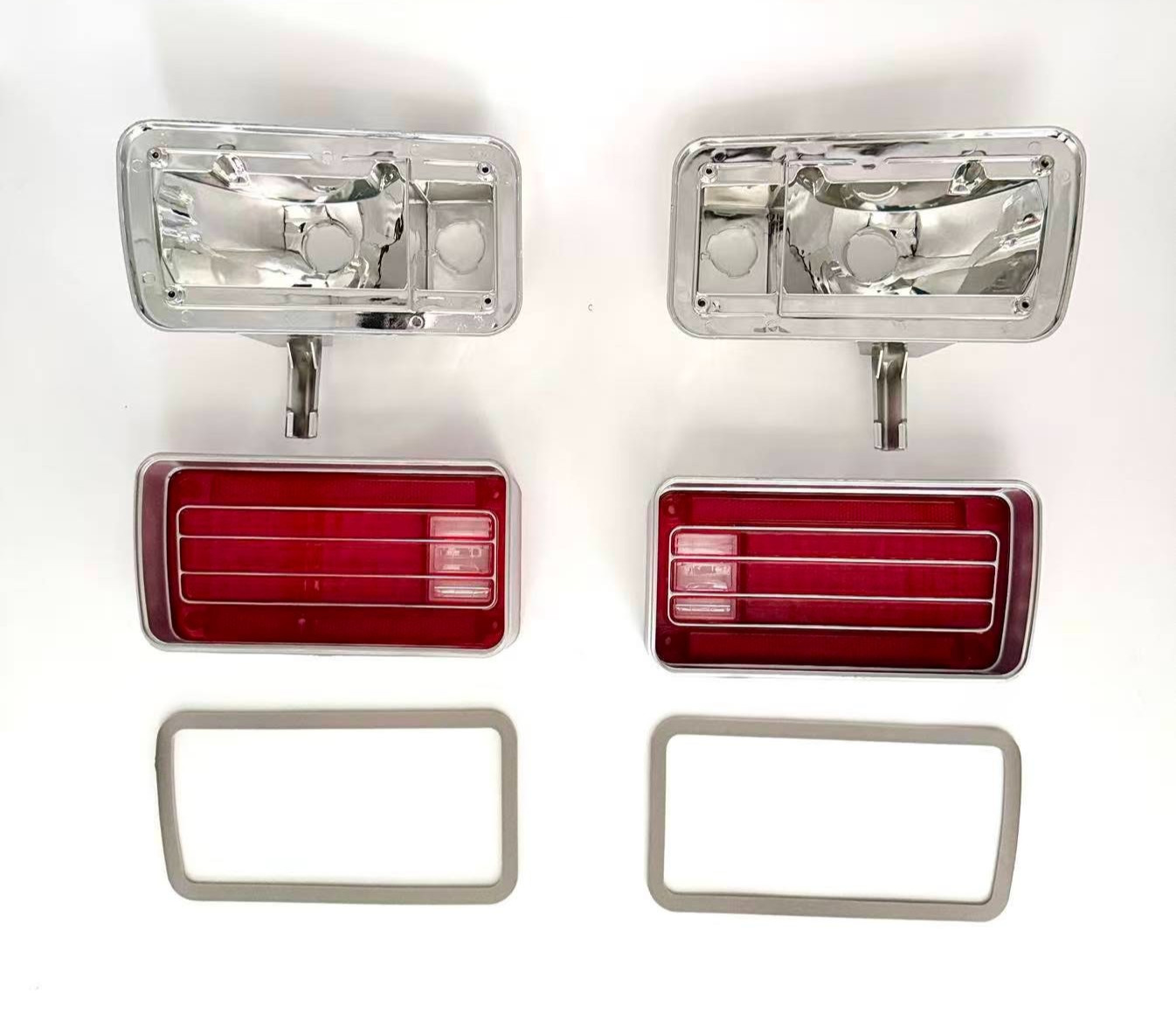 1970 Chevelle Malibu Tail Light Lamp Lens+Housing+Gasket LH RH Kit