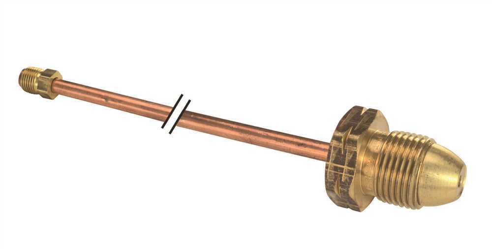 MEC ME1663-20 Pigtail POL x 1/4 in. Inverted Flare x 20 in. to 7/8 in. HEX