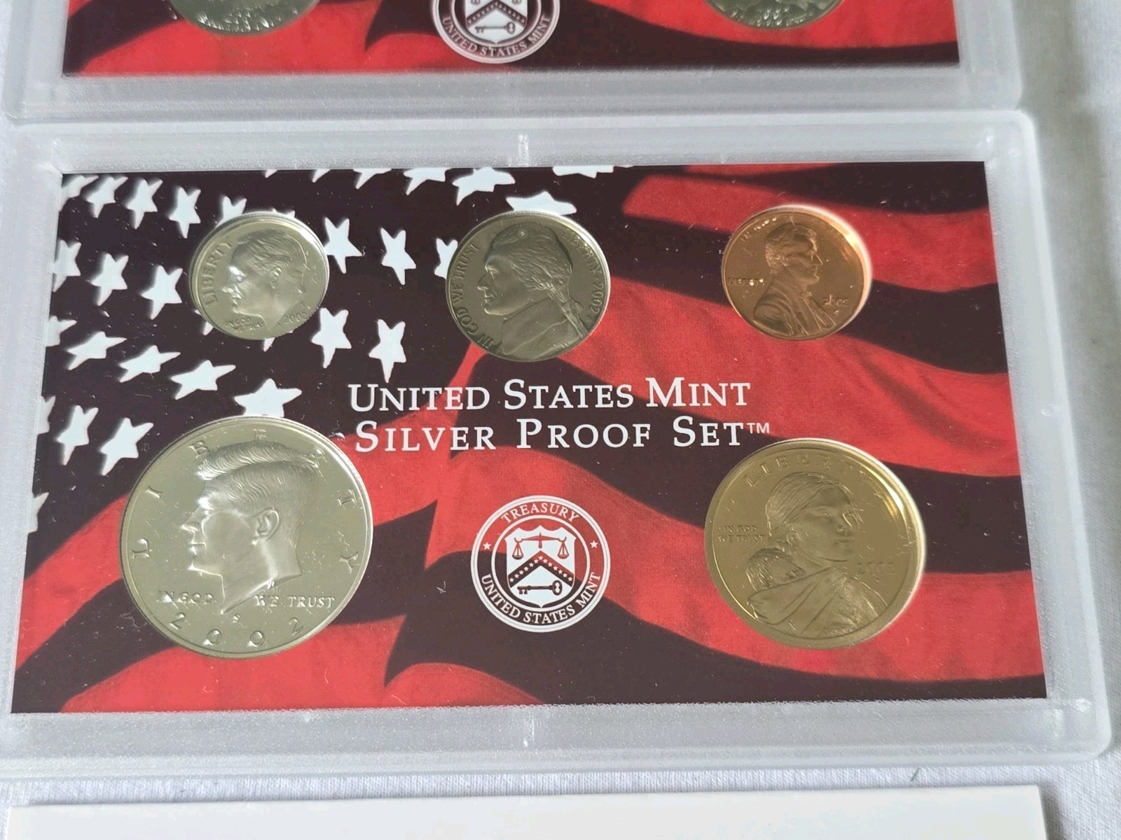 2002 SILVER PROOF SET WITH STATE QUARTERS