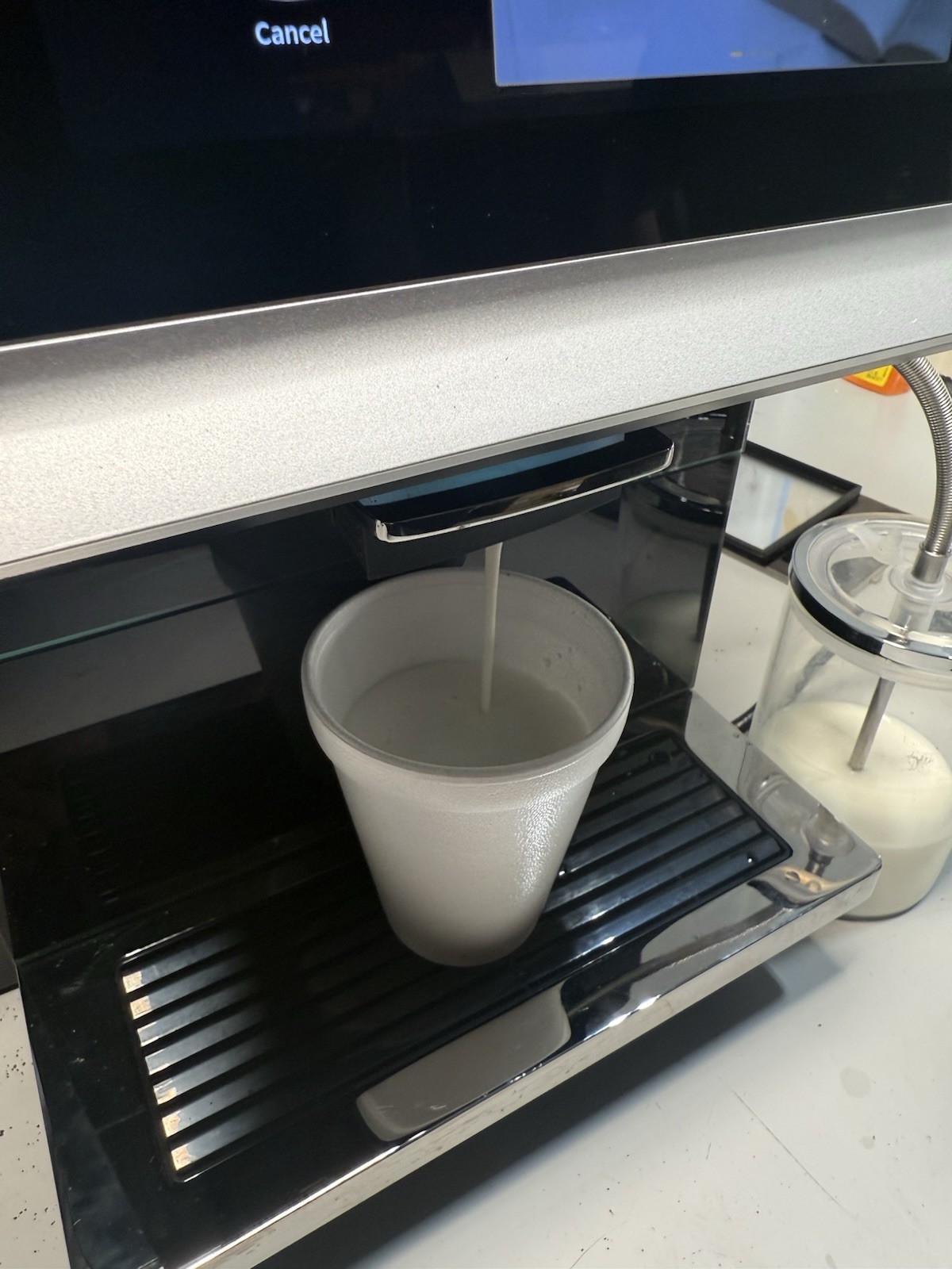 DR.COFFEE C12 Fully Automatic Coffee Machine, Ceramic Flat Burrs, 9 Grind Sizes