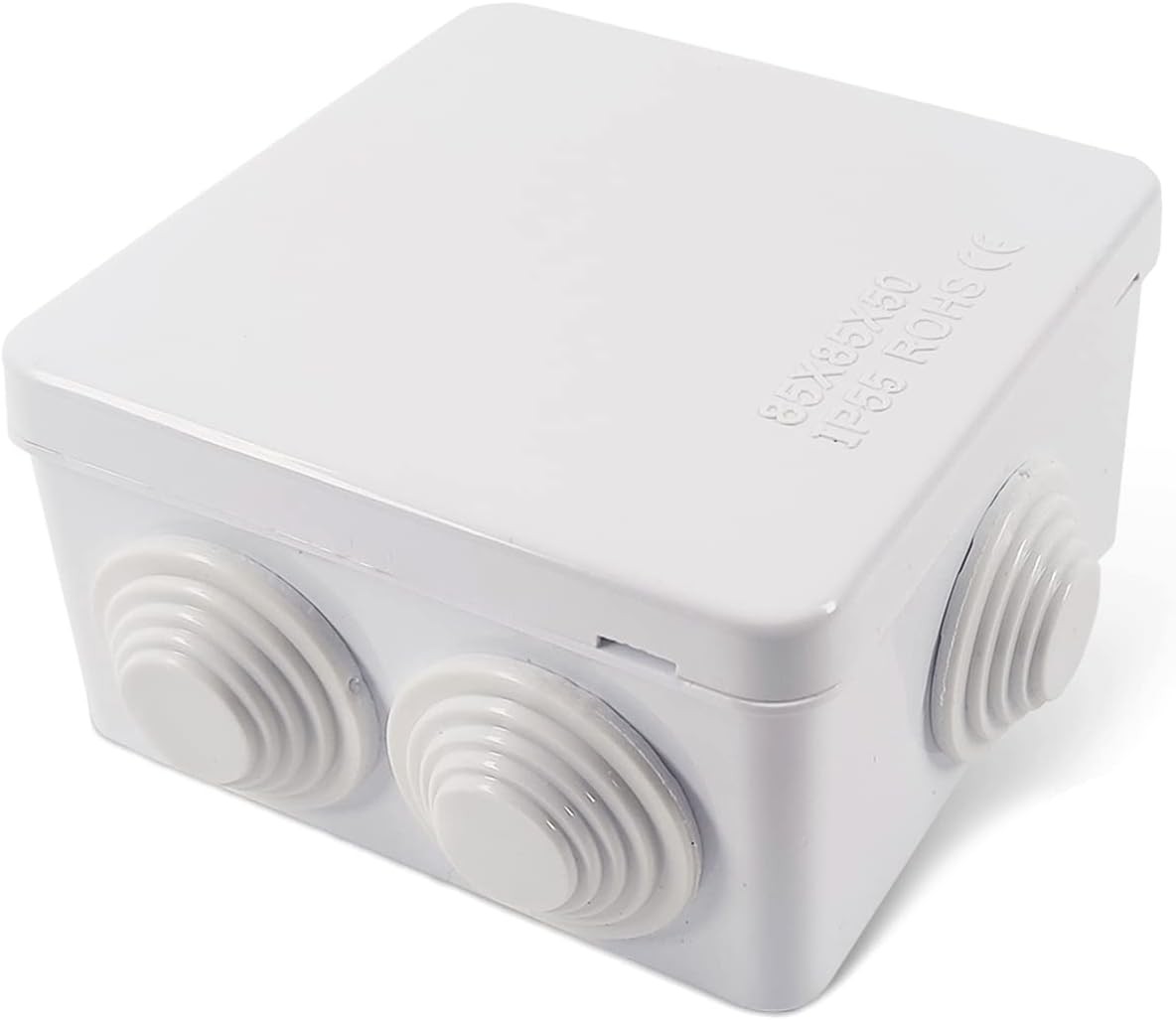 Sunnyglade ABS Plastic Electrical Junction Box IP55 3.4x3.4x2, White