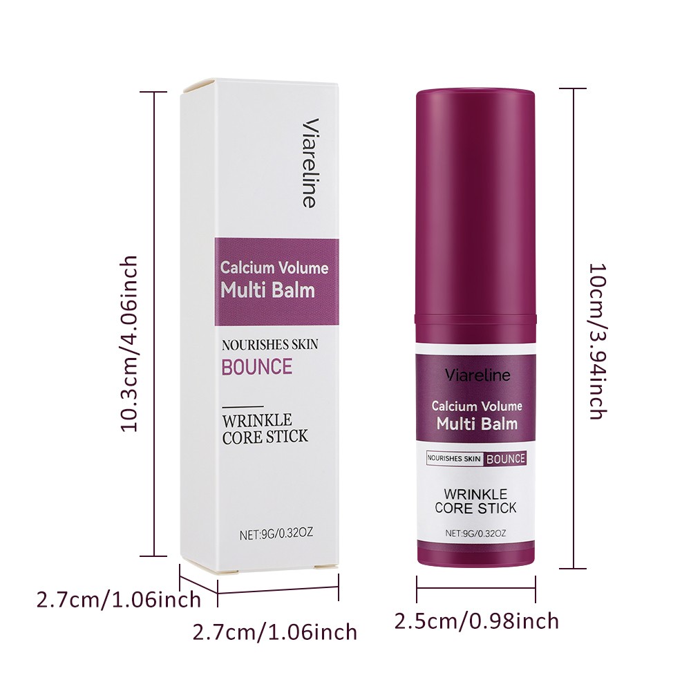 3PCS Calcium Volume Multi Balm Wrinkle Core Stick Beauty Korean Moisturing Stick