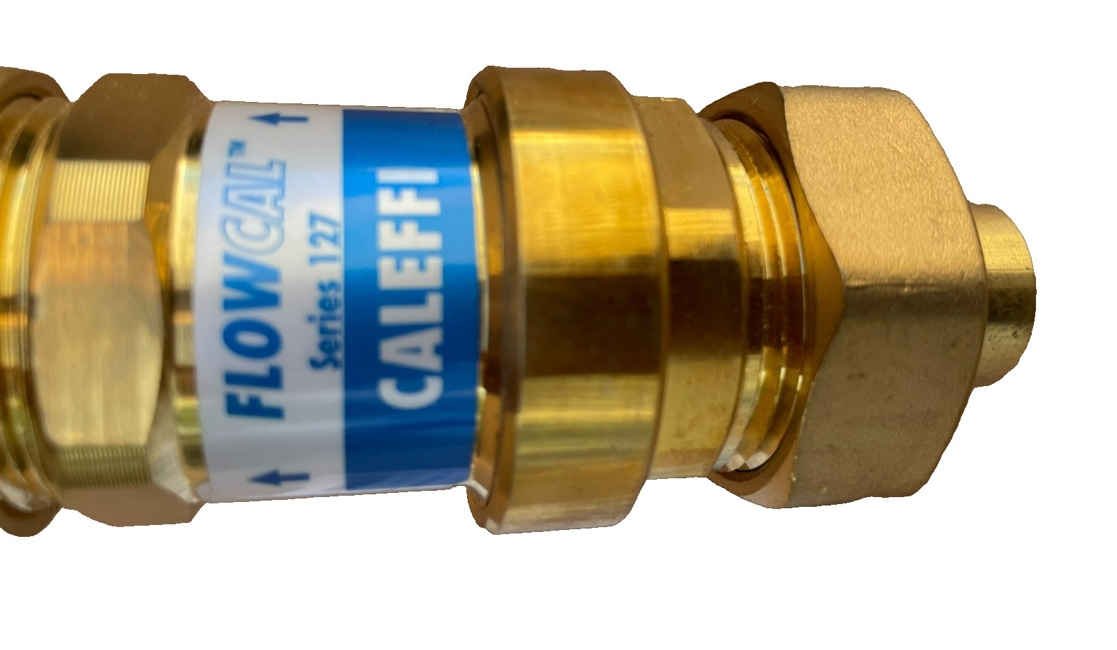 CALEFFI Flowcal Flow Controller Valve 1/2" SWT x 1/2" SWT 127349AF 3G0 NOS