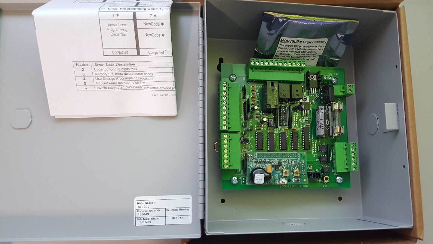 Locknetics Schlage CT1000 Offline Hardwire Door Controller