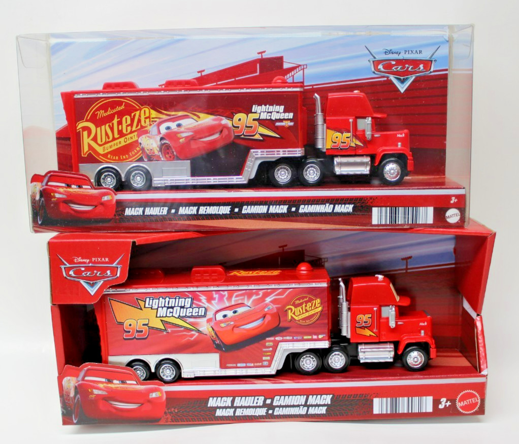 Disney Pixar Cars - MACK #95 HAULERS - D/C Plastic - 1/55 - Mattel - 2 Choices
