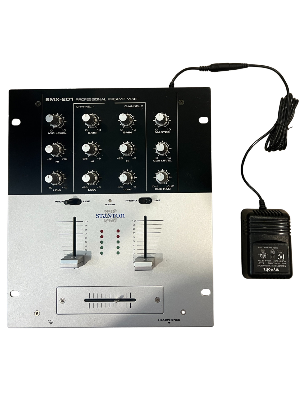 STANTON SMX-201 Mixer 2 Channel DJ Mixer