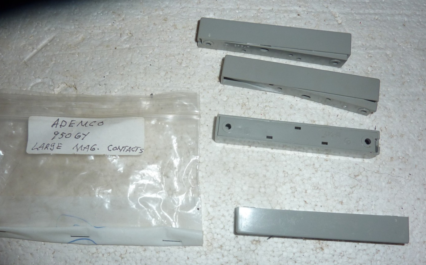 4 NOS Ademco Large Magnet Contacts  S-43