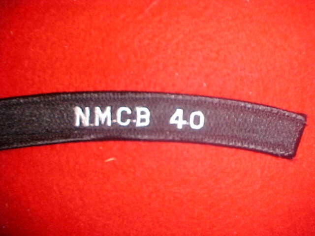 US NAVY  NMCB  40  UIM ROCKERS